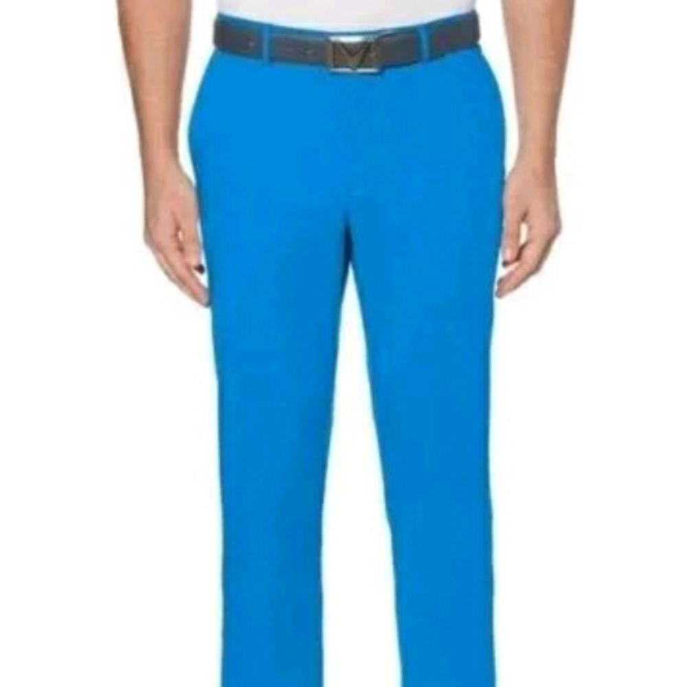 Callaway Performance Pants Blue Stretch Waist